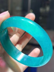 56㎜径口天河石手镯老矿天然无优化正宗莫桑比克女款手串