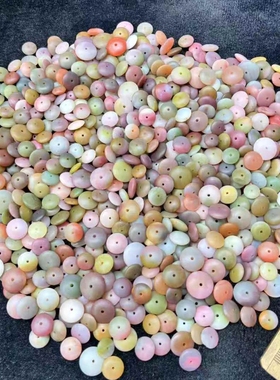 盐源玛瑙隔片飞碟手串手链男女款原创设计配件 个性饰品