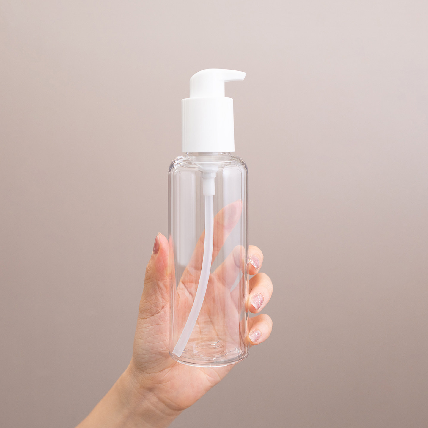 加厚塑料分装瓶旅游空瓶子乳液美容脸部精华空瓶子按压白色透明瓶