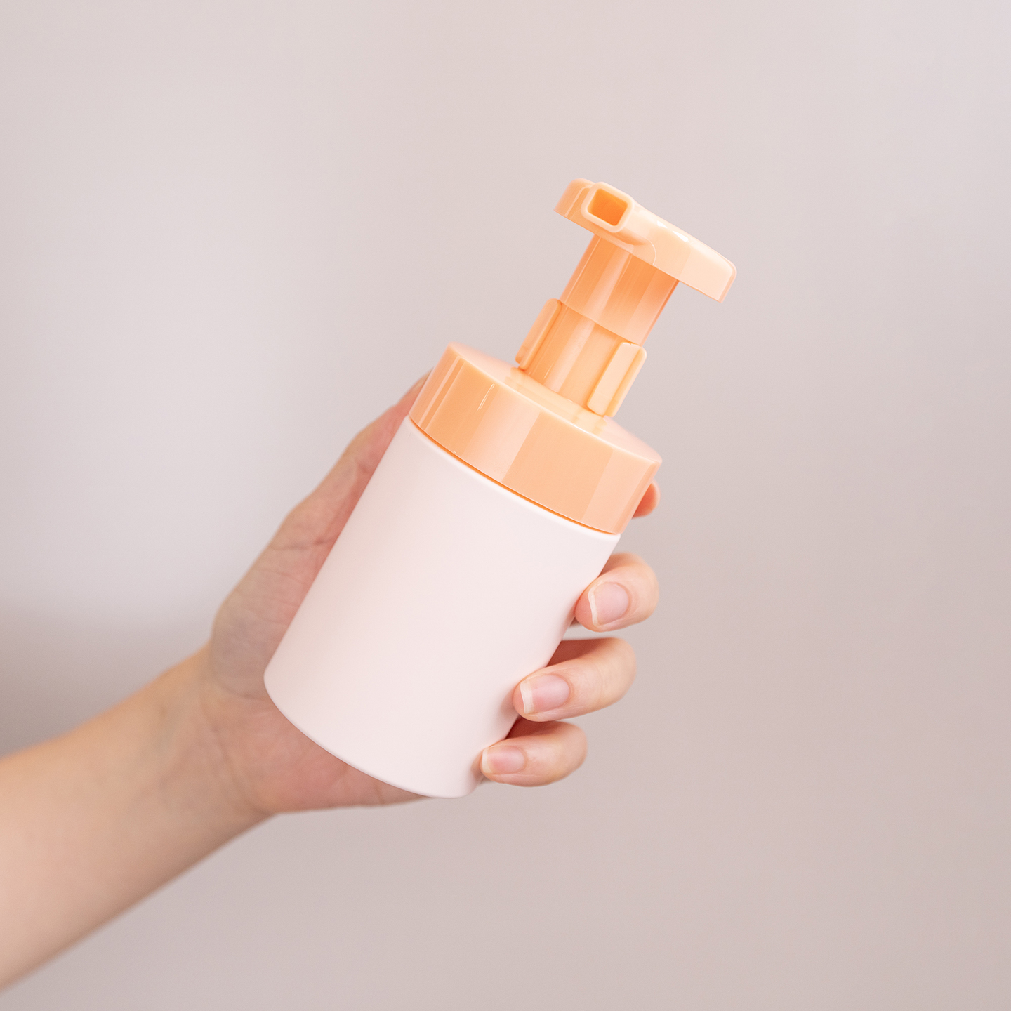 120ml粉色慕斯泡沫瓶高档洗面奶洗发水起泡瓶优质PET塑料分装瓶