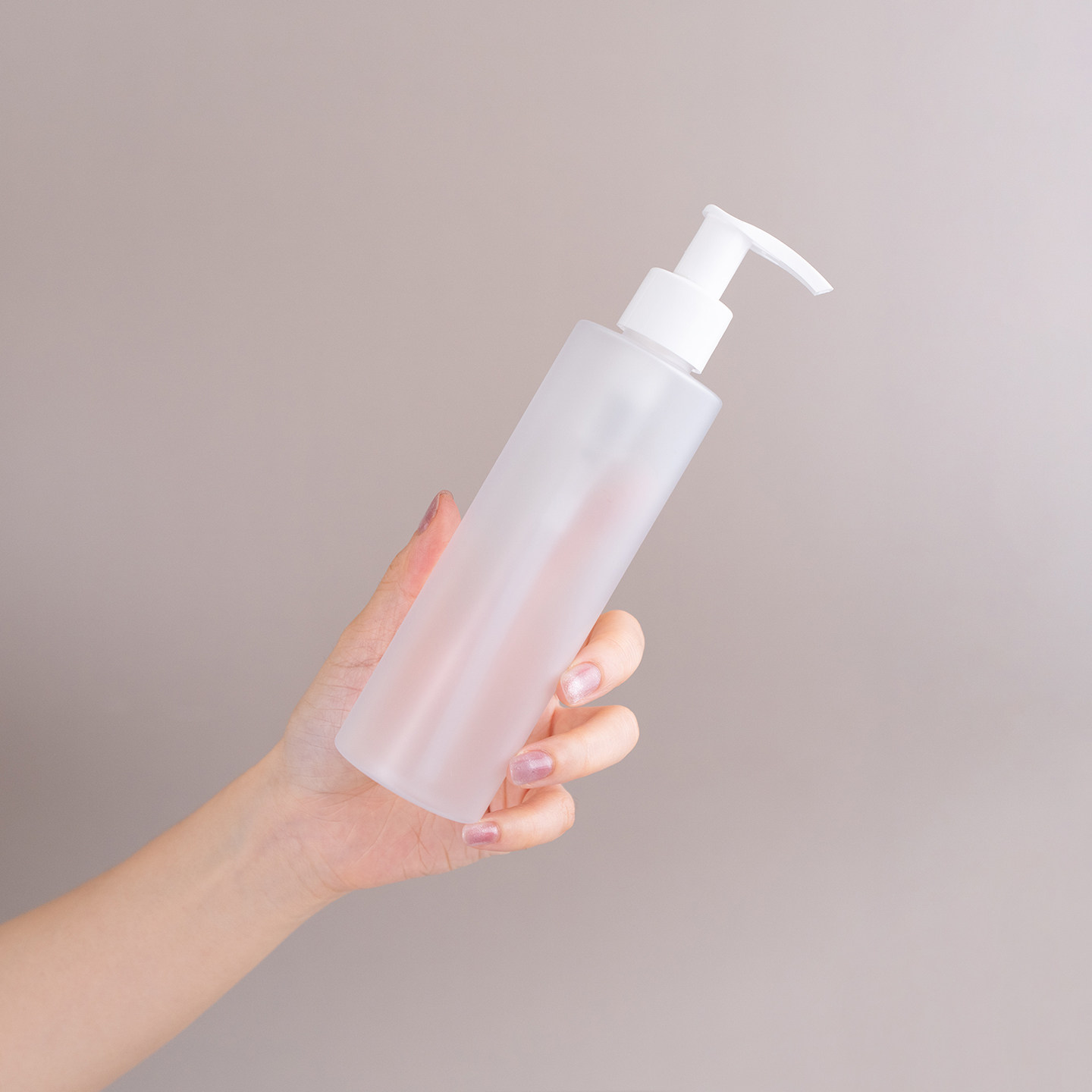 带锁按压头乳液分装空瓶子塑料磨砂PET卸妆油沐浴露精油洗发水瓶