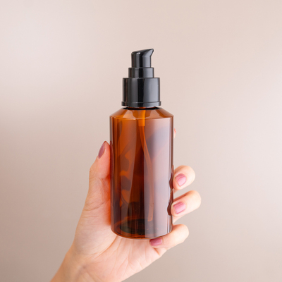 避光塑料按压瓶带盖分装瓶