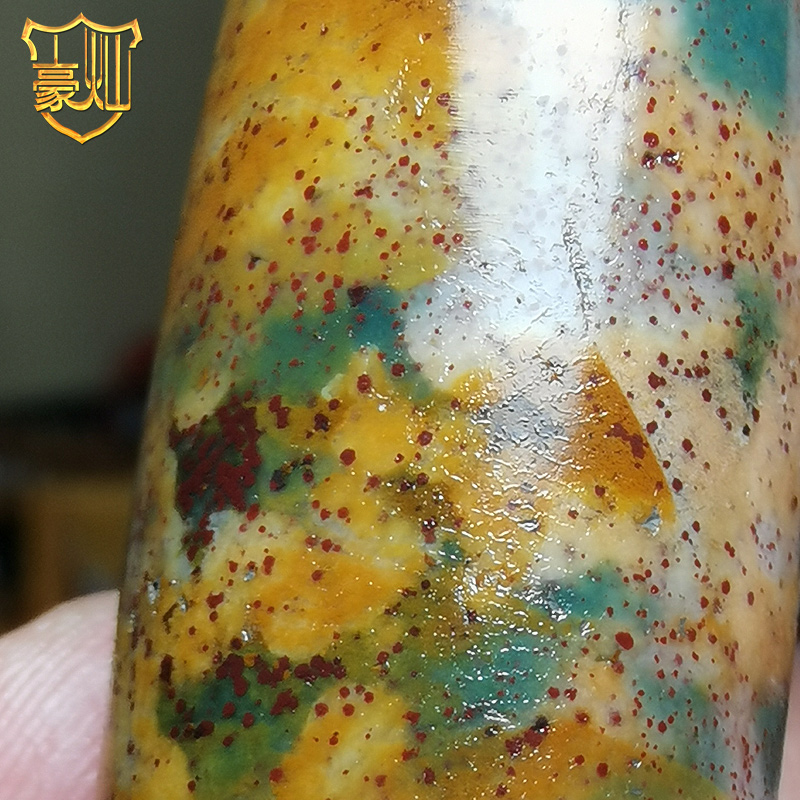 西藏原石吊坠配饰挂件朱砂老天珠