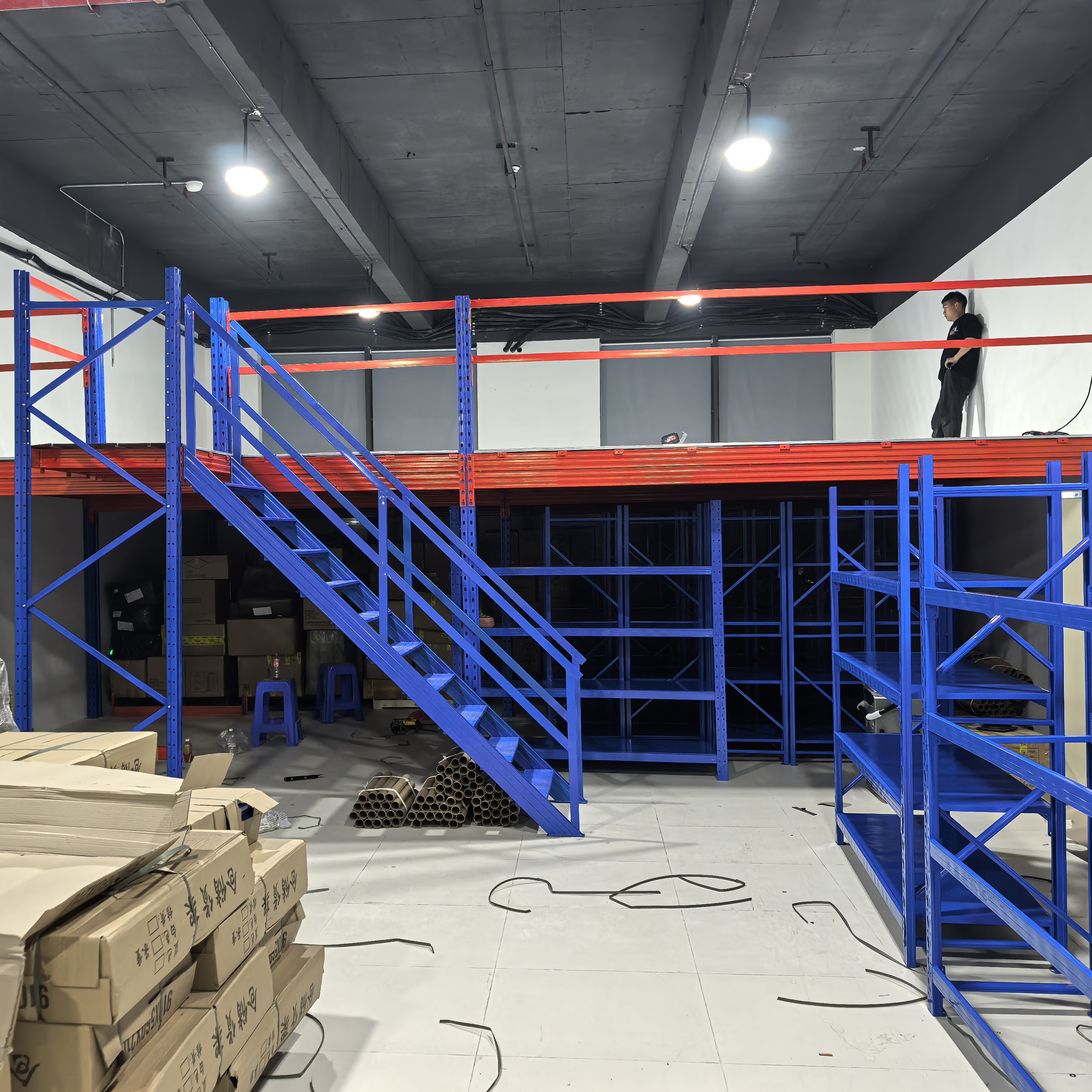 重型阁楼平台货架隔层重型货架定做仓库平台钢结构平台