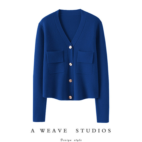 启超高端100%纯山羊绒衫