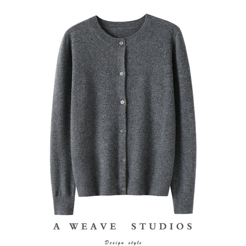 启超官方高端100%纯山羊绒衫