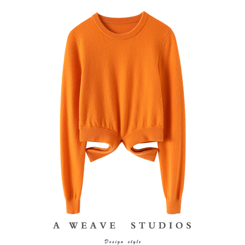 启超官方高端100%纯山羊绒衫