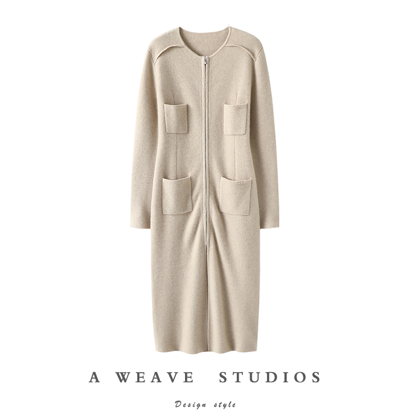 启超高端100%纯山羊绒衫