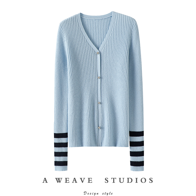 启超官方高端100%纯山羊绒衫