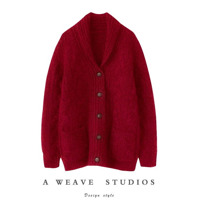 启超高端100%纯山羊绒衫