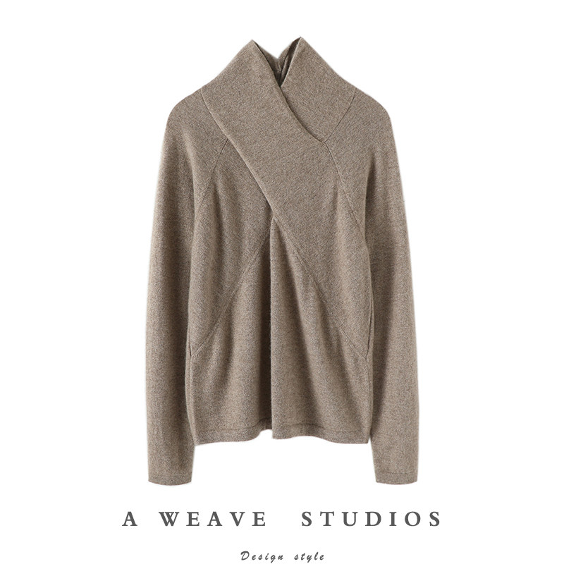 颜值担当！半高领山羊绒衫100%纯羊绒女毛衣针织打底衫秋冬内搭,女装/女士精品,羊绒衫,淘宝优惠券,粉丝福利购,淘宝优惠卷