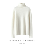 高颜值时髦 新款 加厚高领100%山羊绒衫 女纯羊绒毛衣针织打底衫