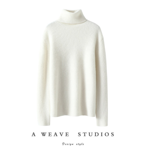 启超高端100%纯山羊绒衫