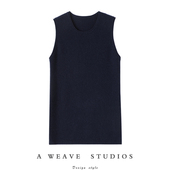 这个密度带来G级感 马甲 有型圆领羊绒背心纯羊绒毛衣针织打底衫