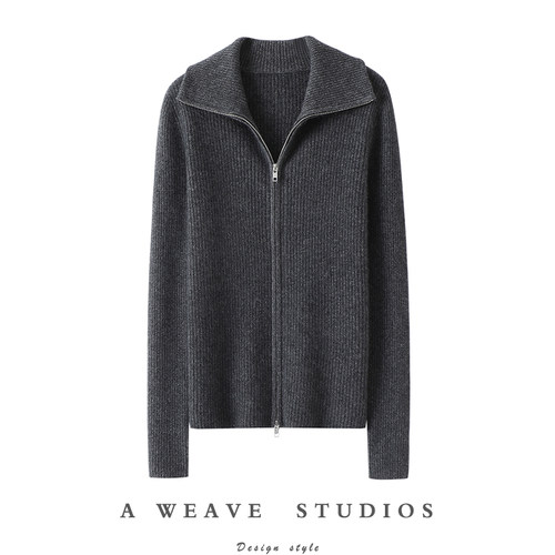 启超官方高端100%纯山羊绒衫