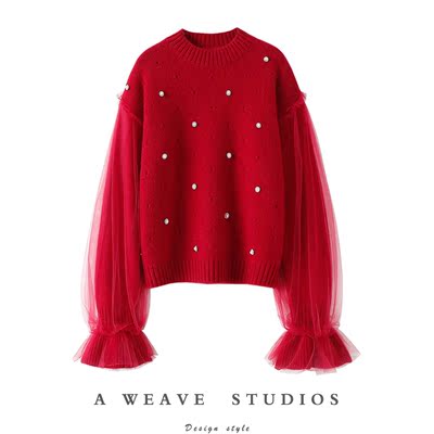 启超官方高端100%纯山羊绒衫