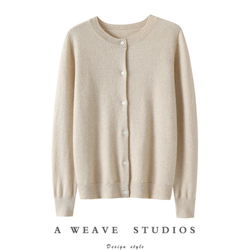 启超官方高端100%纯山羊绒衫