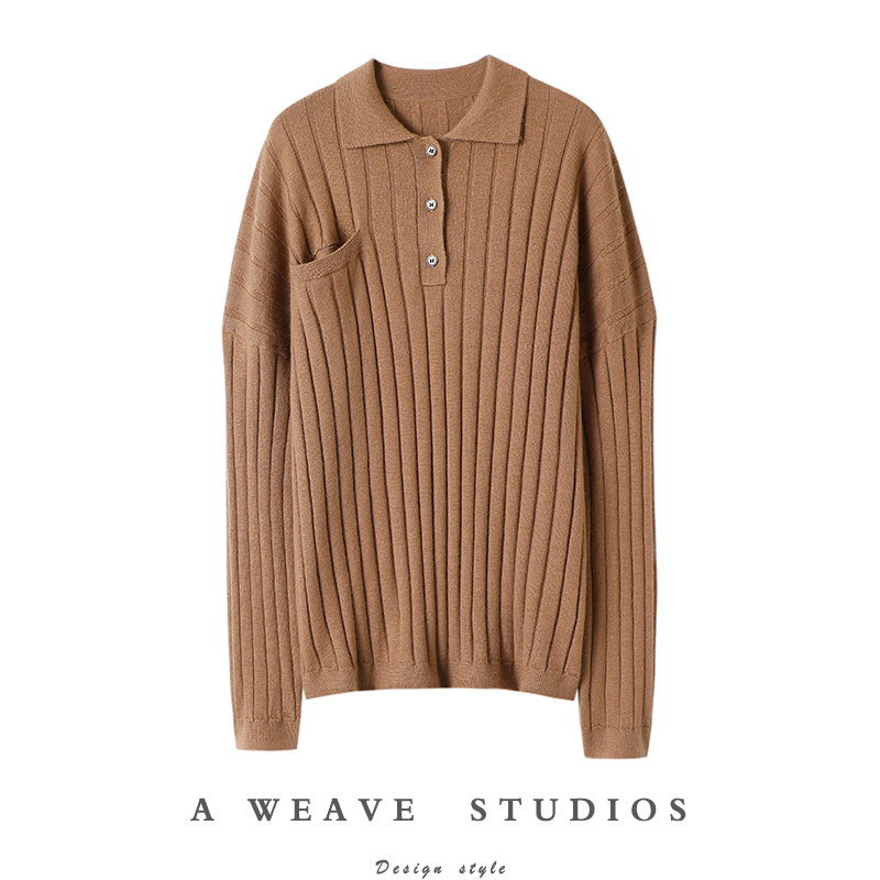 启超高端100%纯山羊绒衫