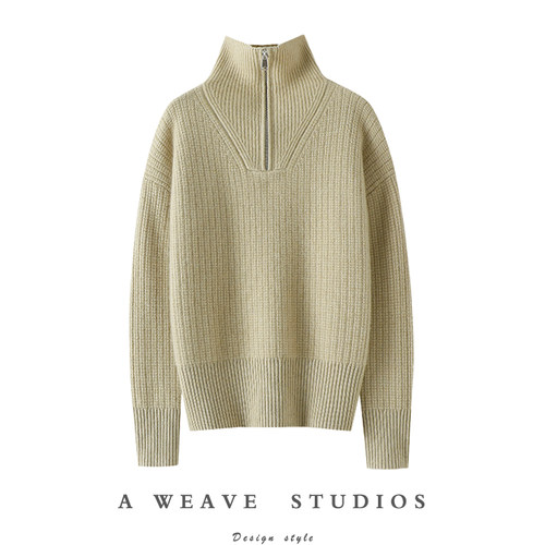 启超官方高端100%纯山羊绒衫