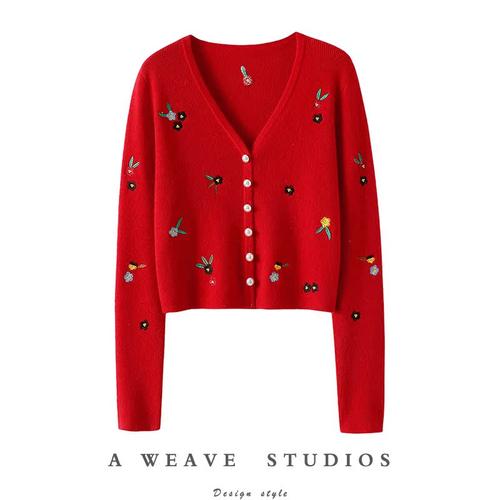 启超官方高端100%纯山羊绒衫