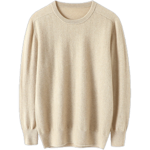 彰显风度！纯山羊绒衫男士圆领羊绒毛衣秋秋冬宽松针织打底衫男式