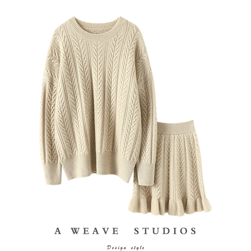 启超高端100%纯山羊绒衫