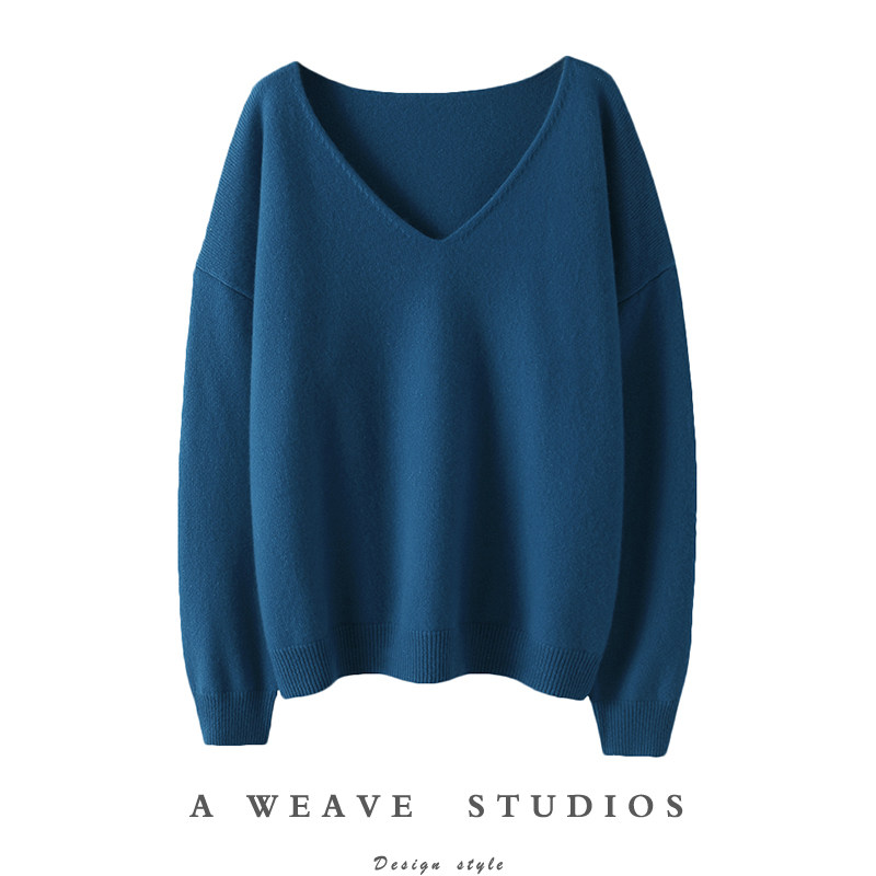 启超高端100%纯山羊绒衫