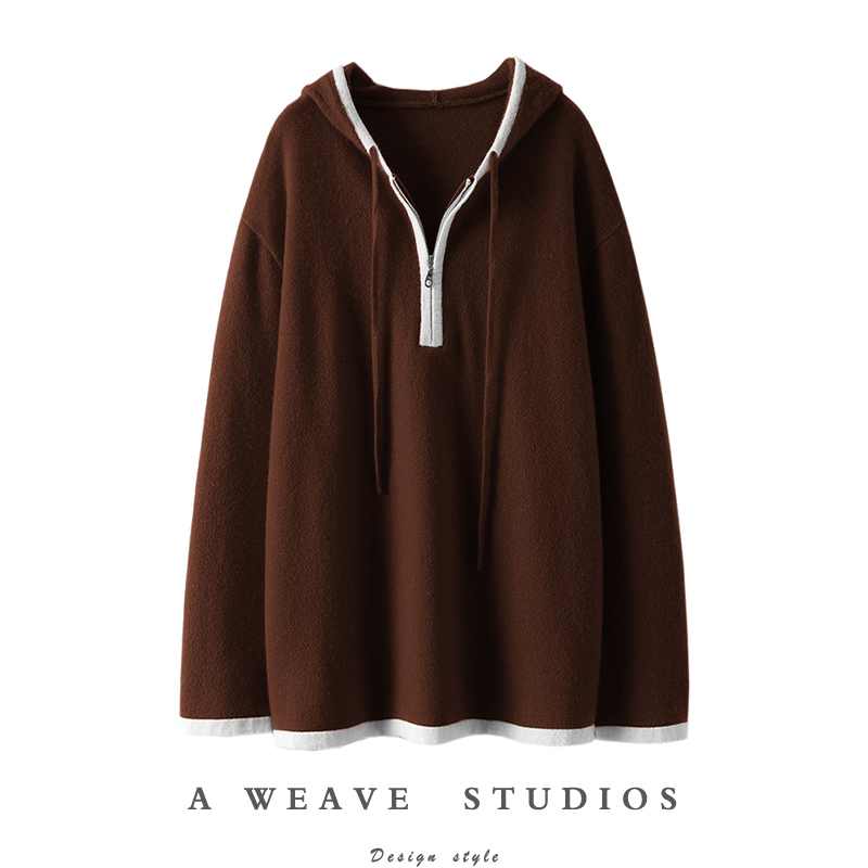 启超官方高端100%纯山羊绒衫