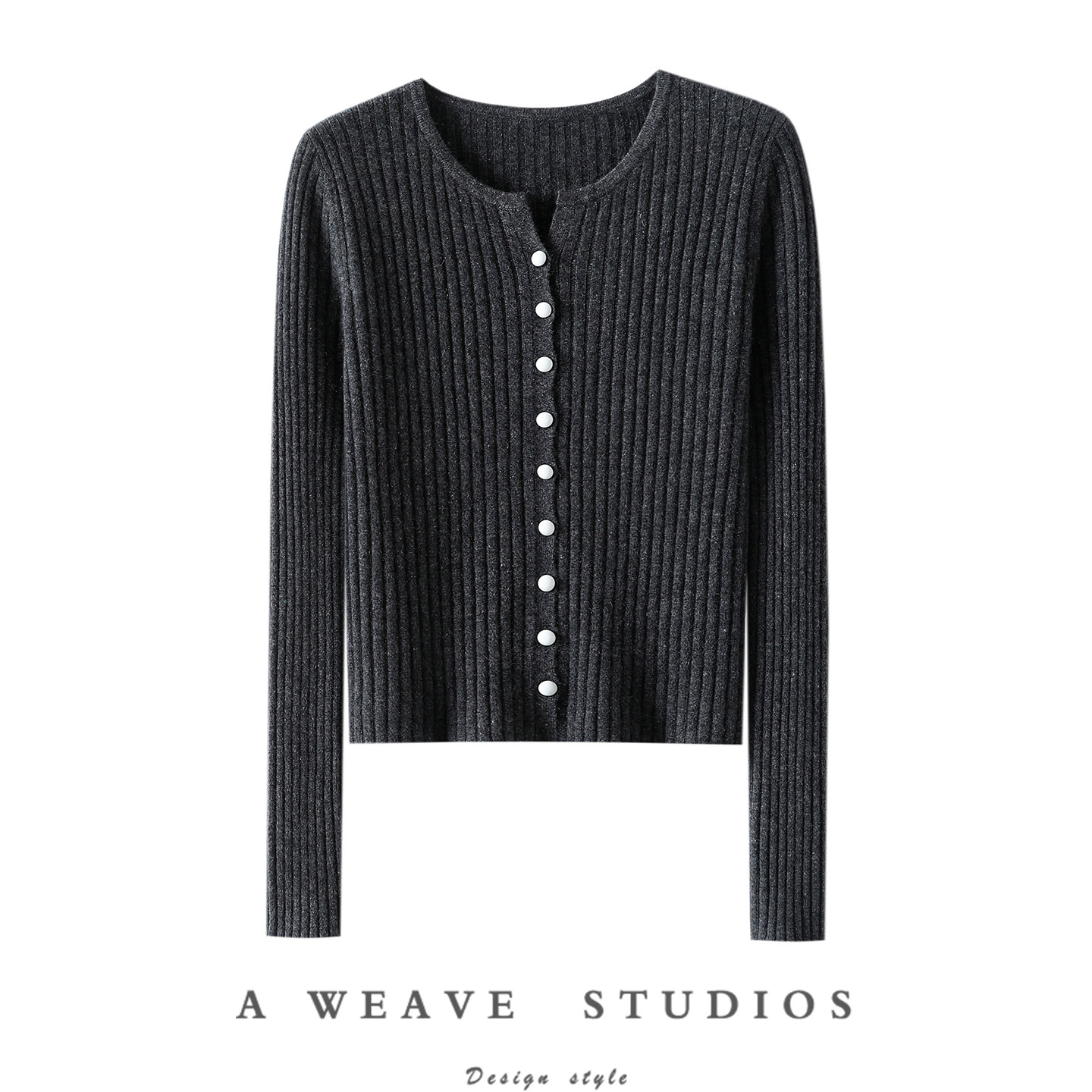 官方正品！太能搭了~圆领100%纯羊绒开衫女毛衣针织打底衫秋冬,女装/女士精品,羊绒衫,淘宝优惠券,粉丝福利购,淘宝优惠卷