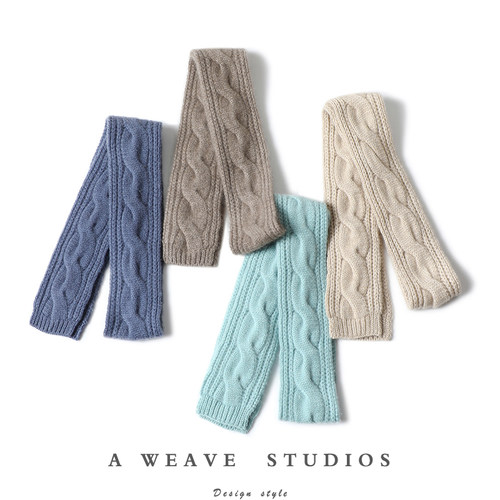 启超高端100%纯山羊绒围巾