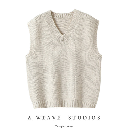 启超高端100%纯山羊绒衫