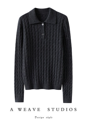 启超官方高端100%纯山羊绒衫