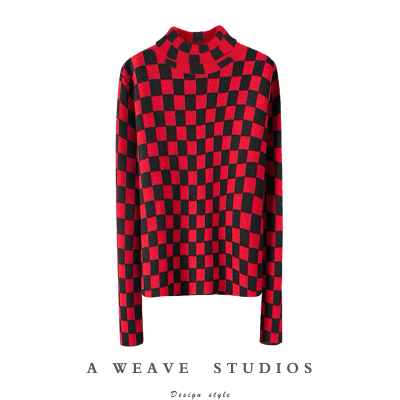 启超官方高端100%纯山羊绒衫