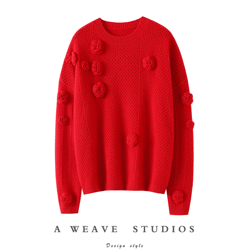 启超官方高端100%纯山羊绒衫