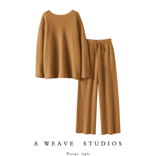 启超高端100%纯山羊绒衫