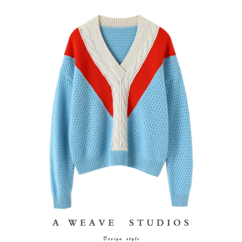 启超官方高端100%纯山羊绒衫