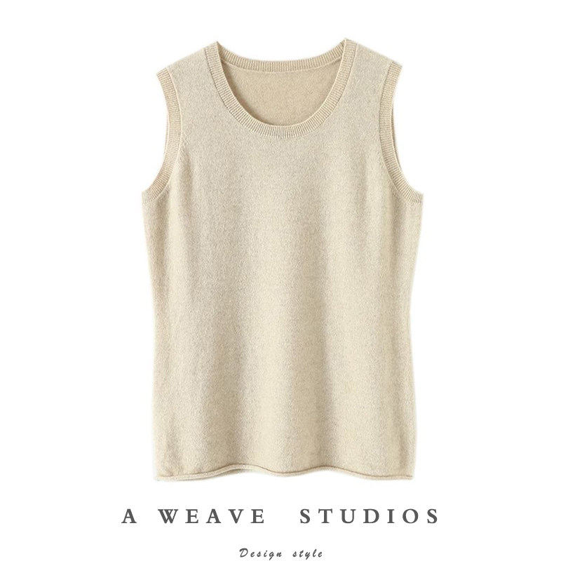 太好穿搭了！圆领100%纯山羊绒背心吊带女羊绒毛衣针织马甲坎肩,女装/女士精品,羊绒衫,淘宝优惠券,粉丝福利购,淘宝优惠卷