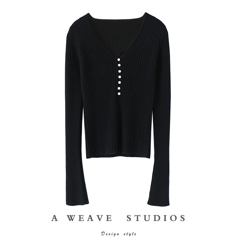 启超高端100%纯山羊绒衫