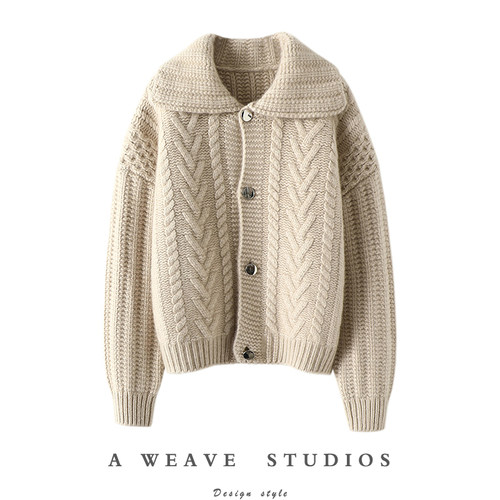 启超高端100%纯山羊绒衫