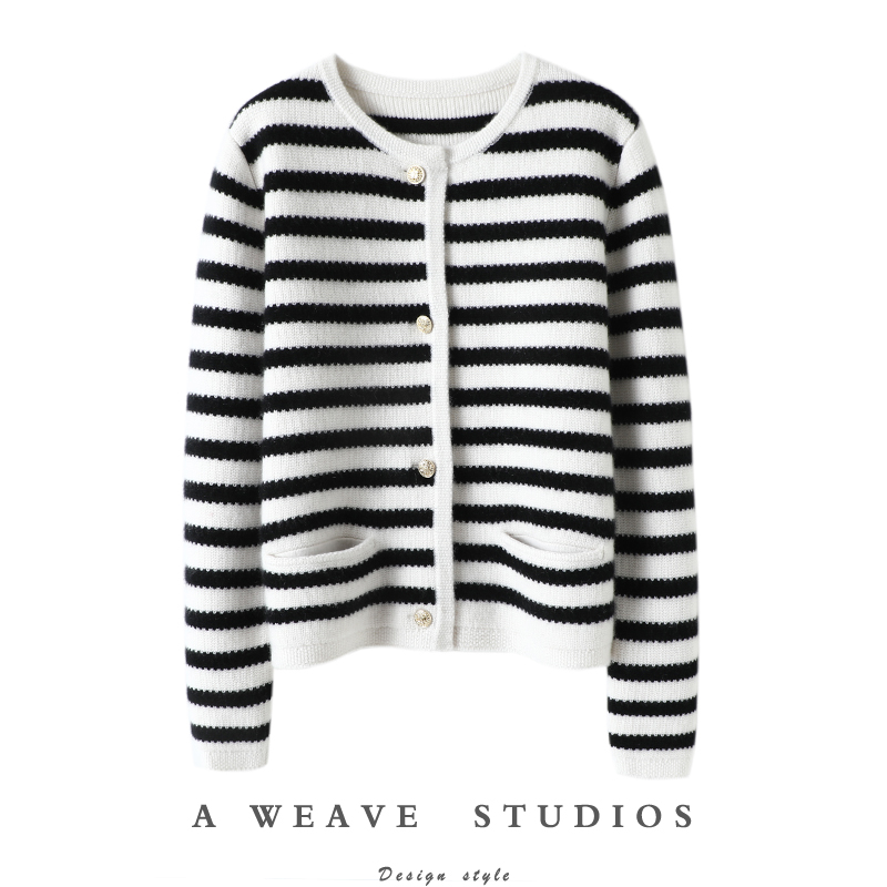 启超官方高端100%纯山羊绒衫