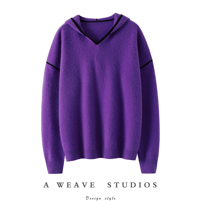 启超官方高端100%纯山羊绒衫