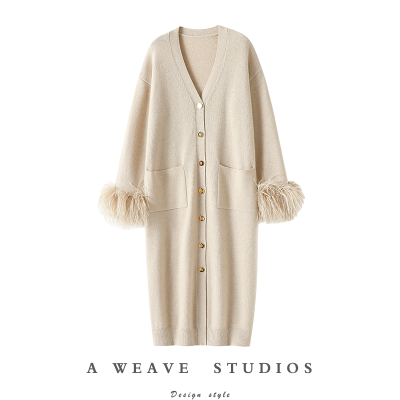 启超官方高端100%纯山羊绒衫