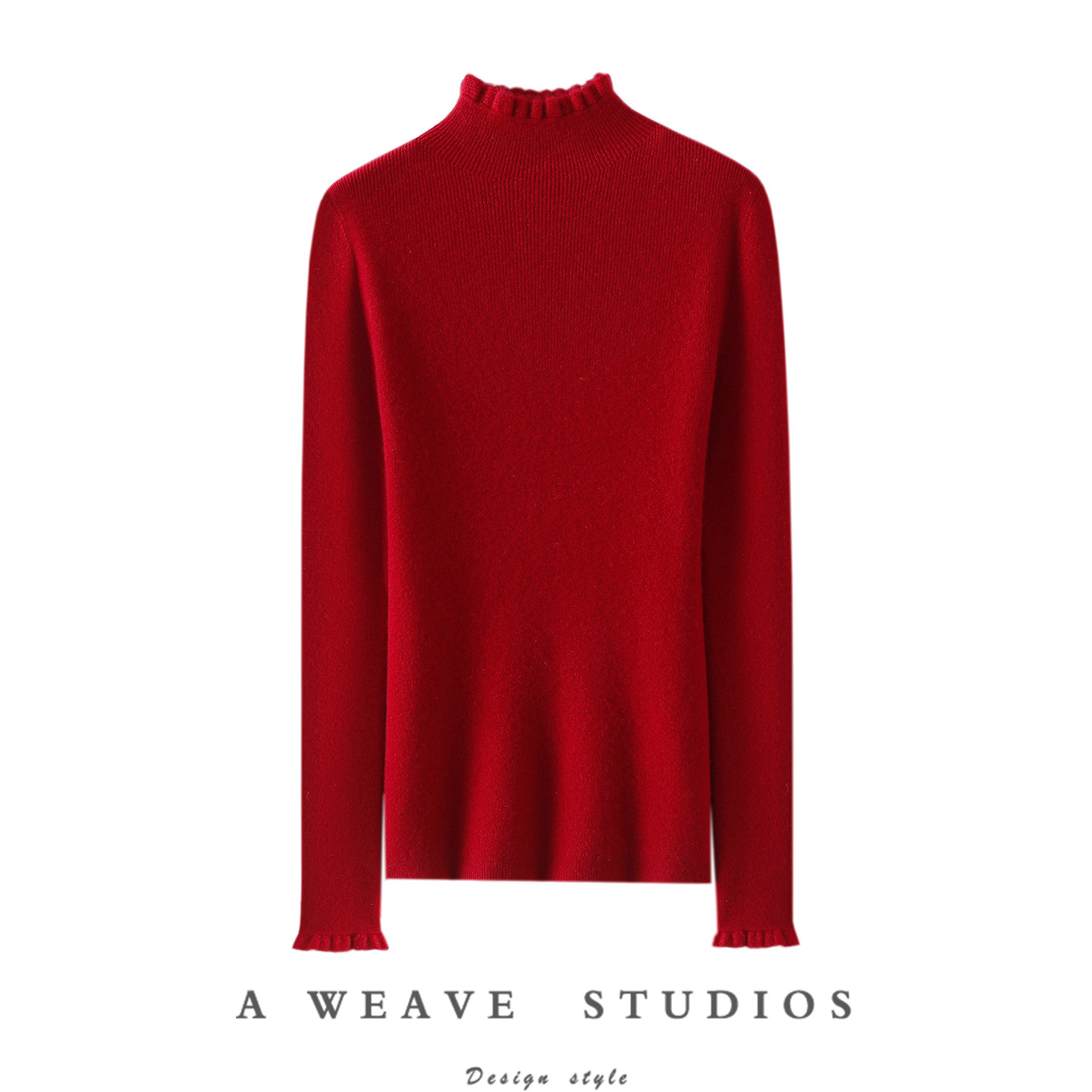 官方正品！太好搭了~100%纯山羊绒衫女半高领羊绒毛衣针织打底衫,女装/女士精品,羊绒衫,淘宝优惠券,粉丝福利购,淘宝优惠卷