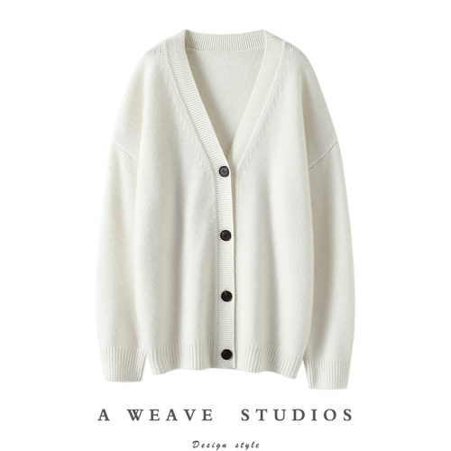 启超高端100%纯山羊绒衫