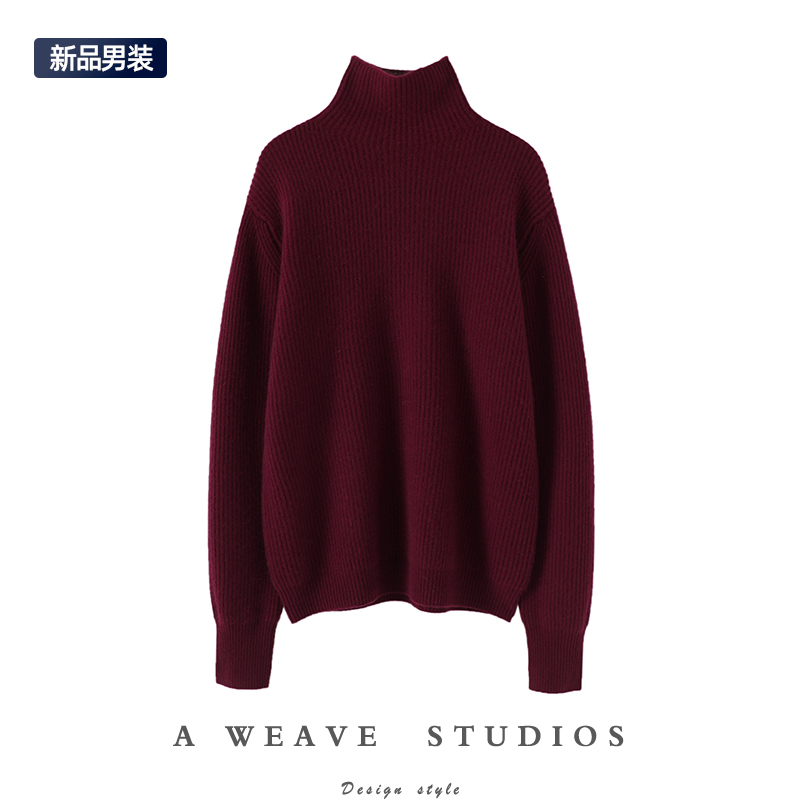 启超高端100%纯山羊绒衫