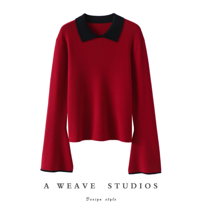 启超高端100%纯山羊绒衫