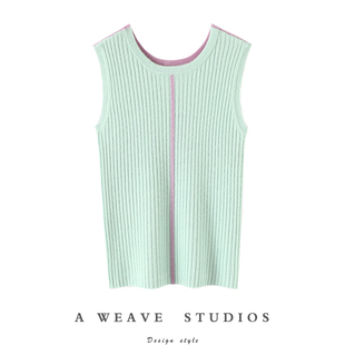 柔美娇婉~羊绒背心女纯羊绒毛衣套头内搭外穿针织打底衫吊带四季