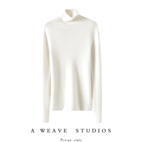 启超高端100%纯山羊绒衫