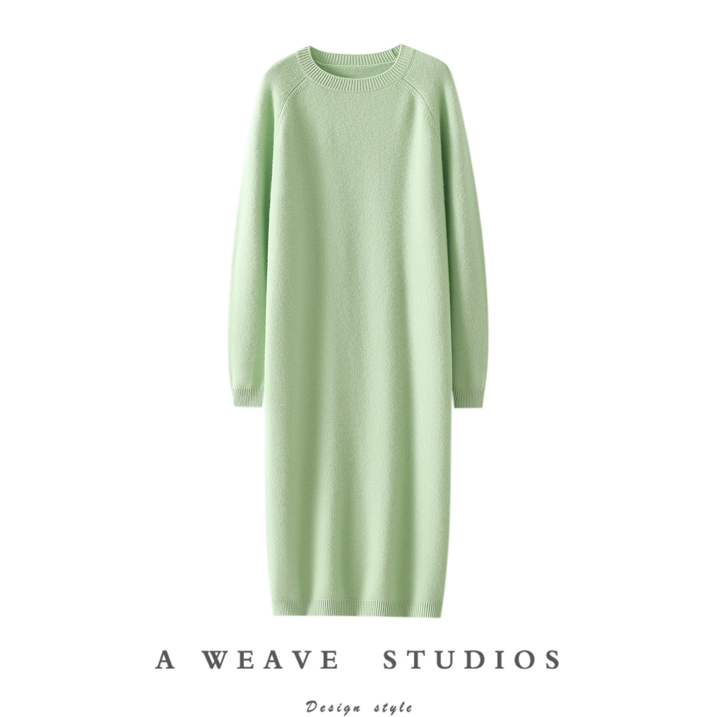 舒服到转圈圈！纸片人100%纯山羊绒衫女圆领长款毛衣连衣裙子加厚,女装/女士精品,羊绒衫,淘宝优惠券,粉丝福利购,淘宝优惠卷