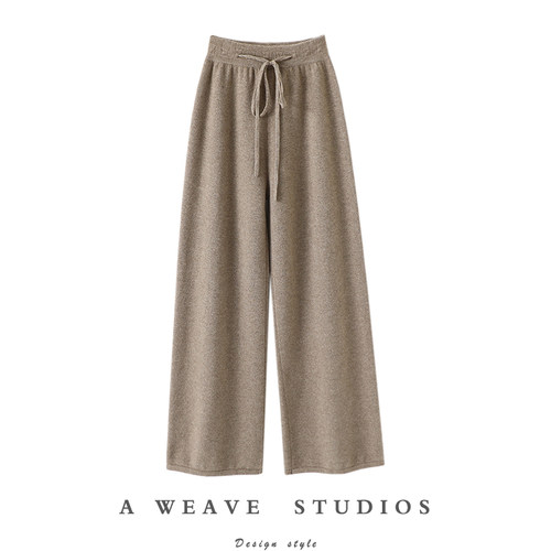 启超高端100%纯山羊绒裤